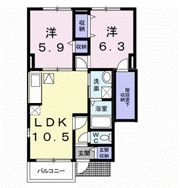 カーサ ミーアの間取り画像