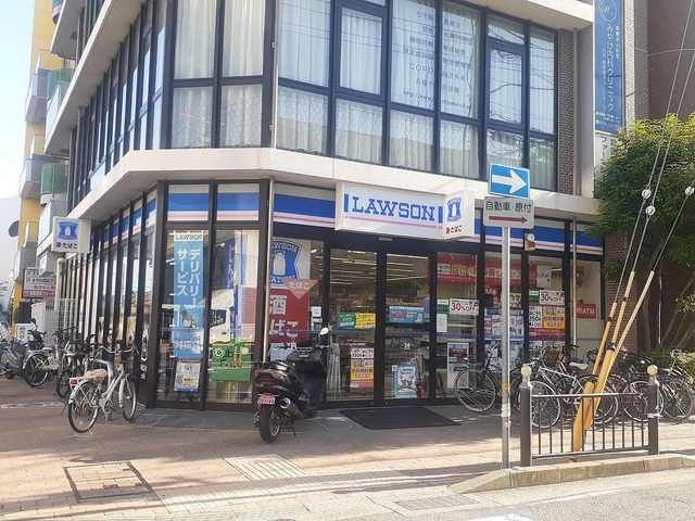 近くのローソンさくら夙川駅前店様まで350m（徒歩5分）