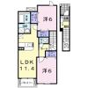 プレシャスコートK東松江Ⅱの間取り画像