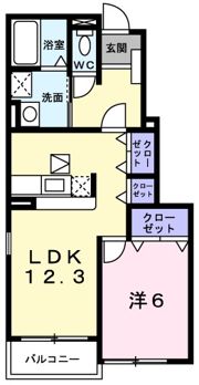 サイプレスBの間取り画像