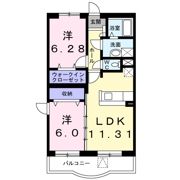 プロムナード ベルの間取り画像