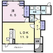 ランドロードクニヤンⅡの間取り画像