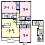 プリンスAの間取り画像