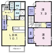 M・T・グランツⅡの間取り画像