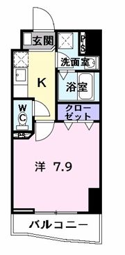 アゲート 白壁の間取り画像