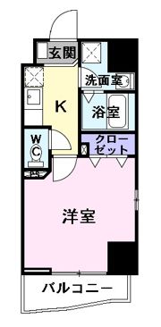 アゲート 白壁の間取り画像