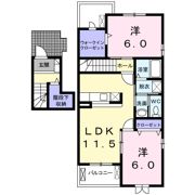 コンフォル ターブルⅠの間取り画像