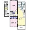 ビスターリア Dの間取り画像