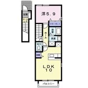 ミルト バーミィの間取り画像