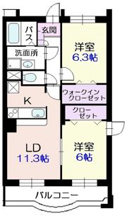 アンフィニー スズキの間取り画像