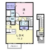 メゾン ド コルヌイエの間取り画像