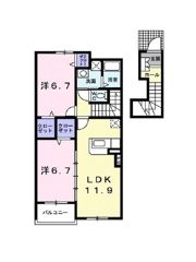 ベル・オーブBの間取り画像