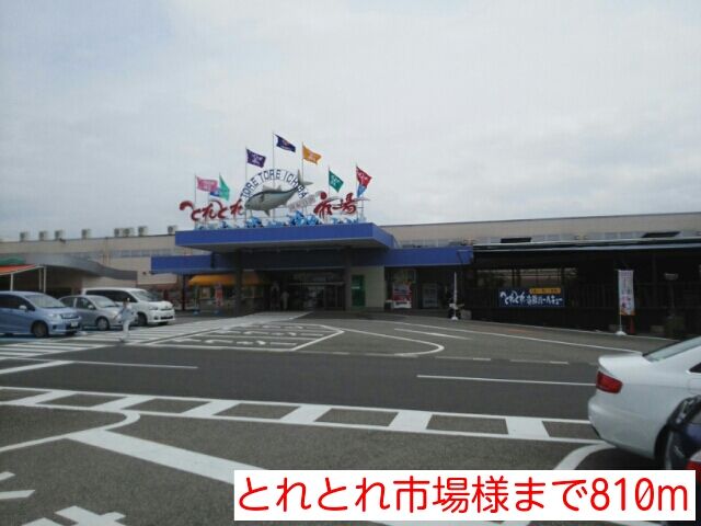 近くのとれとれ市場様まで810m（徒歩11分）