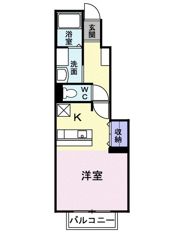 アズールつくば Bの間取り画像