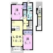 プレ ドゥ フルーヴの間取り画像