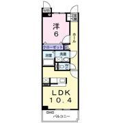 ルクソール新正Ⅱの間取り画像
