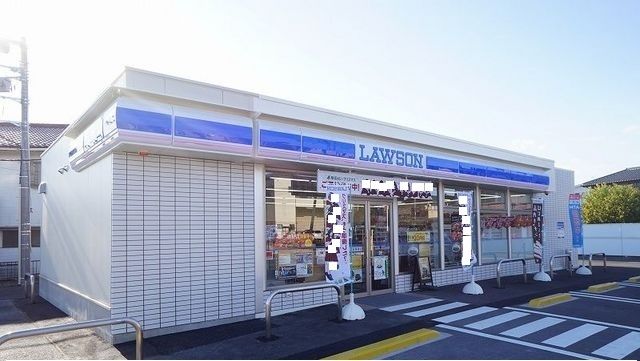 近くのローソン みどり阿左美沼東店まで450m（徒歩6分）