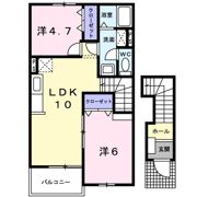 ラ・ベレッツァⅢの間取り画像