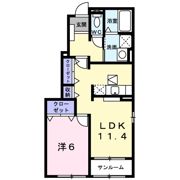 ベルフランの間取り画像
