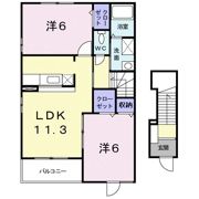 コ－ト ロベリアの間取り画像