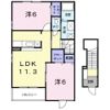 コ－ト ロベリアの間取り画像