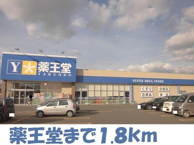 近くの薬王堂まで1,800m（徒歩23分）