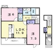 ロジュマン グラシューKの間取り画像