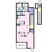 アンソレイエⅢの間取り画像