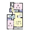 ハピネスコート Bの間取り画像