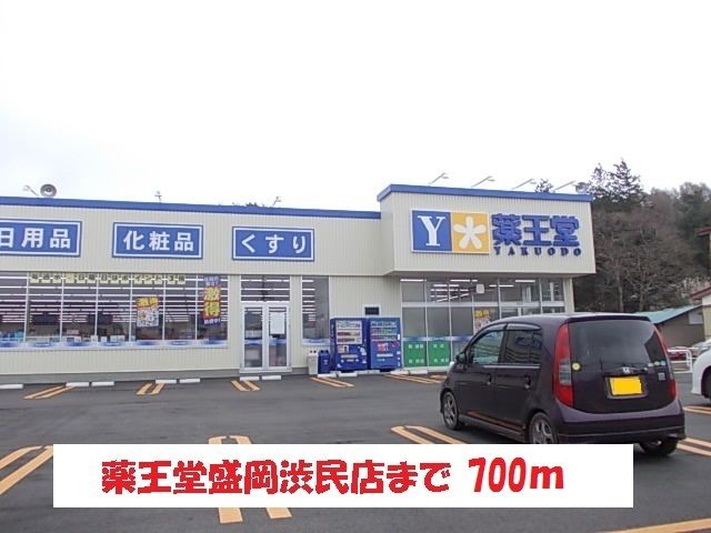 近くの薬王堂盛岡渋民店まで700m(徒歩9分)