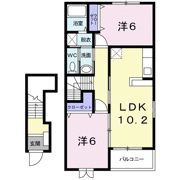 ブリーズ Bの間取り画像