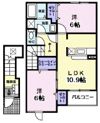 クラールむらさきのⅡの間取り画像