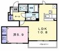 ソレイユⅠの間取り画像