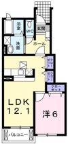 ディー・ベレッツァAの間取り画像