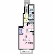ブルートレイン篠原 Bの間取り画像