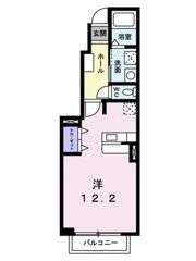 ラフレシールはなみずきの間取り画像