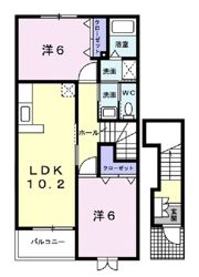 アニメート宝積の間取り画像