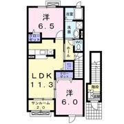 ジェンテの間取り画像