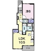 宇塚ハイツの間取り画像