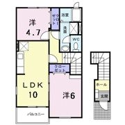 パーミイ・ヒル参番館の間取り画像