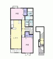アンソレイエ ヴィラ Ⅰの間取り画像