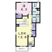 プラシードⅠの間取り画像