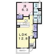 プラシードⅠの間取り画像