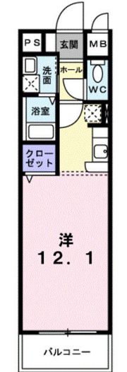 ポールスターの間取り画像