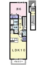 メゾングレイスの間取り画像