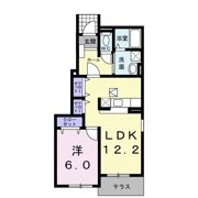 クレメント ハウス Bの間取り画像