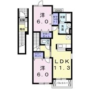 クレメント ハウス Bの間取り画像