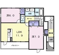 フレッサⅡの間取り画像