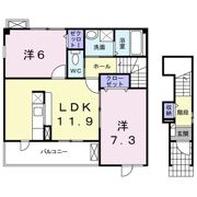 アレグリーアAの間取り画像