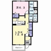 アンジェリカ Aの間取り画像